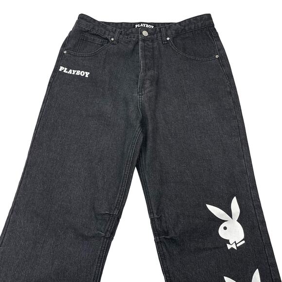 PLAYBOY Button Fly Carpenter Style Straight Leg Jean Sz Small - Picture 4 of 8